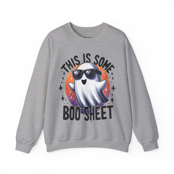 This is Some Boo Sheet Ghost Halloween Unisex Heavy Blend Crewneck Sweatshirt