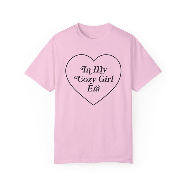 In My Cozy Girl Era Heart Comfort Colors Unisex Garment-Dyed T-shirt