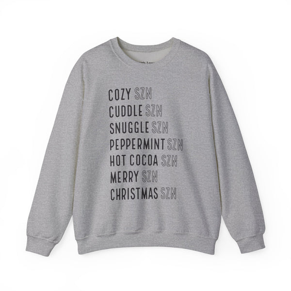 Cozy Christmas San Unisex Heavy Blend Crewneck Sweatshirt