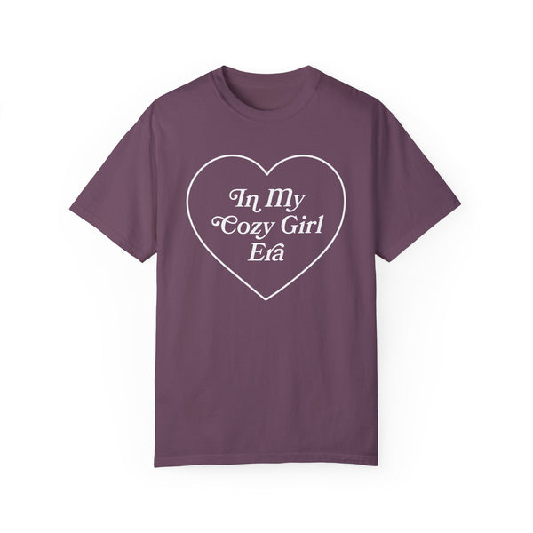 In My Cozy Girl Era Heart Comfort Colors Unisex Garment-Dyed T-shirt