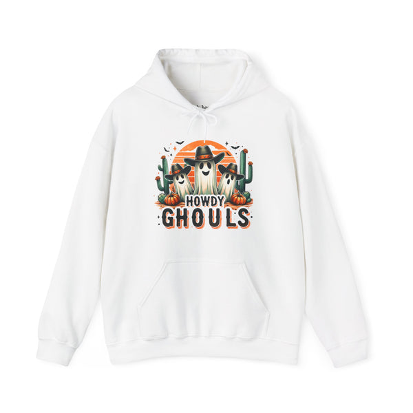 Howdy Ghouls Western Halloween Unisex Heavy Blend Hooded Sweatshirt