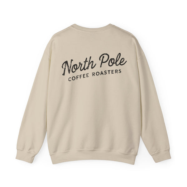 North Pole Coffee Roasters Christmas Skeleton Unisex Heavy Blend Crewneck Sweatshirt