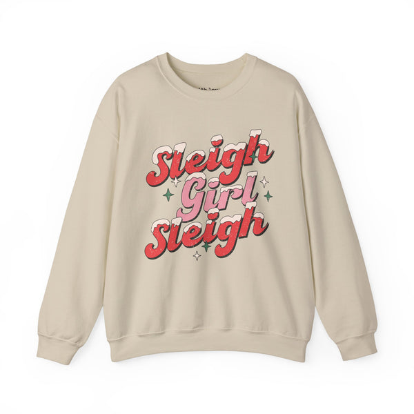 Sleigh Girl Sleigh Christmas Unisex Heavy Blend Crewneck Sweatshirt