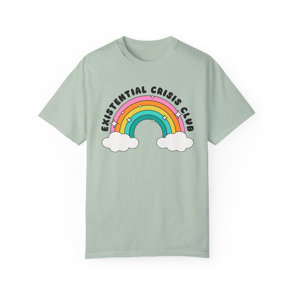 Existential Crisis Club Rainbow Comfort Colors Unisex Garment-Dyed T-shirt