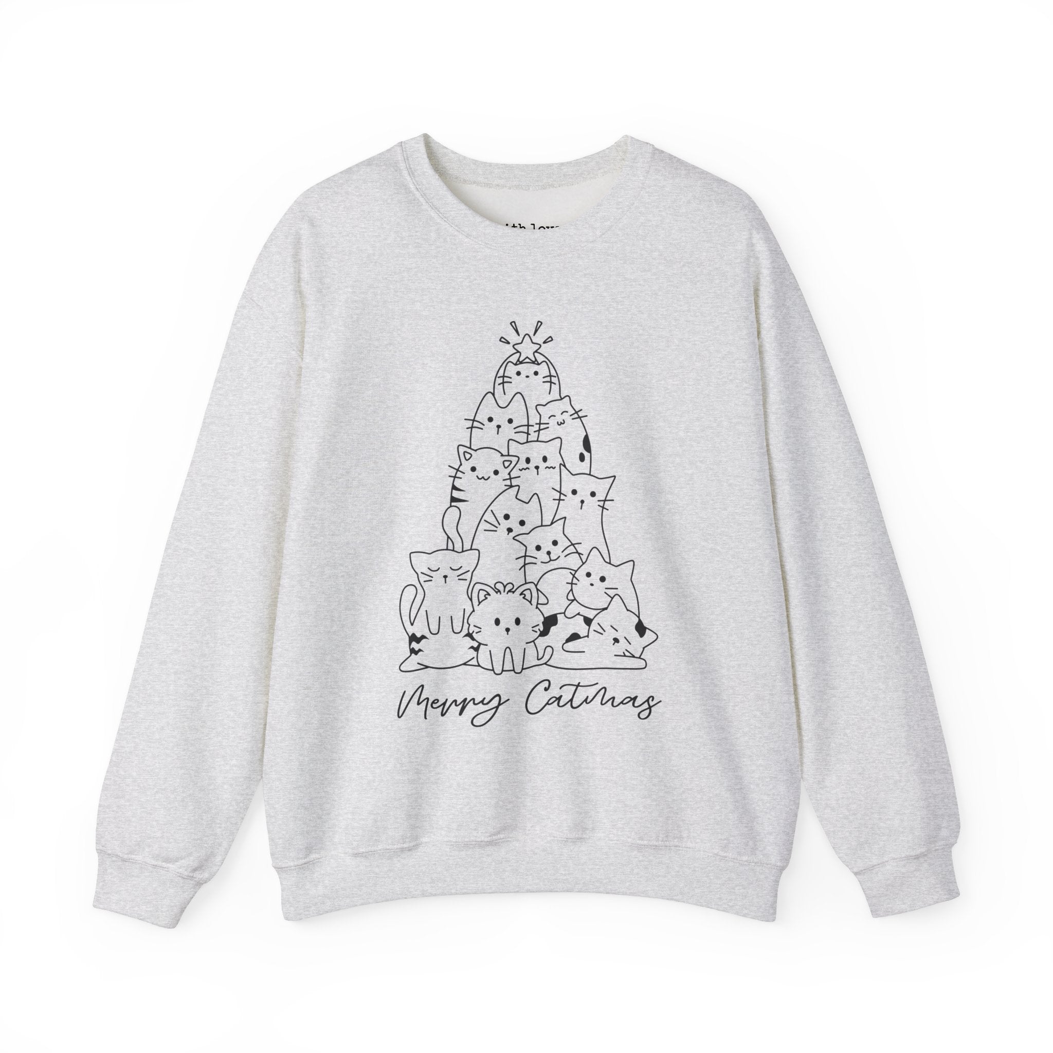 Merry Catmas Christmas Unisex Heavy Blend Crewneck Sweatshirt