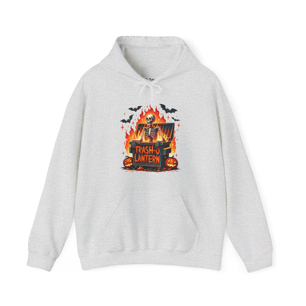 Trash O Lantern Skeleton Halloween Unisex Heavy Blend Hooded Sweatshirt