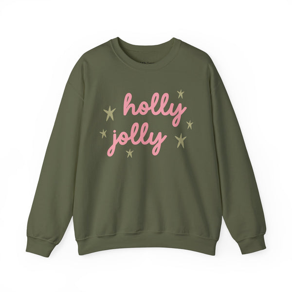 Holly Jolly Christmas Unisex Heavy Blend Crewneck Sweatshirt