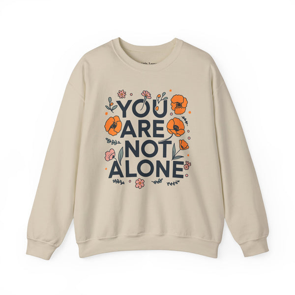 You Are Not Alone Mental Health Unisex Heavy Blend Crewneck Sweatshirt