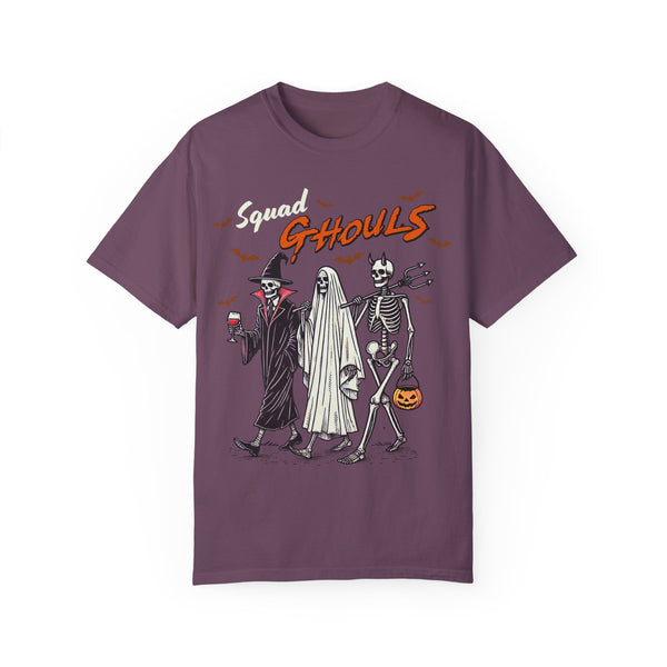 Squad Ghouls Halloween Comfort Colors Unisex Garment-Dyed T-shirt