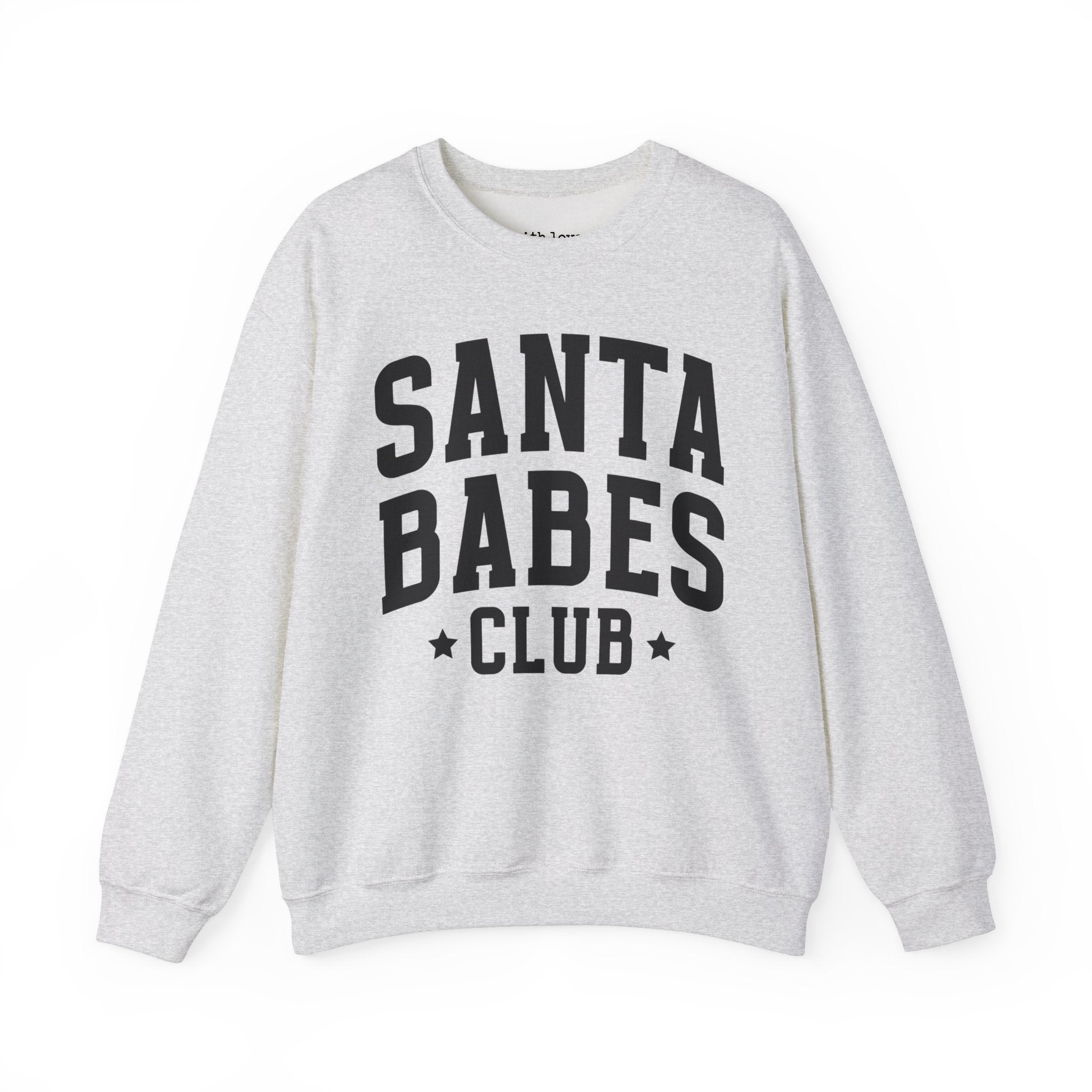 Santa Babes Club Christmas Unisex Heavy Blend Crewneck Sweatshirt