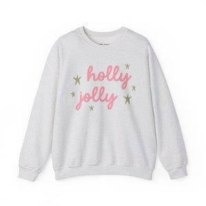 Holly Jolly Christmas Unisex Heavy Blend Crewneck Sweatshirt