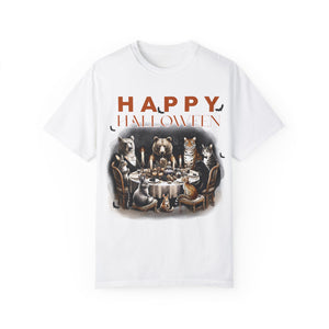 Happy Halloween Animals Comfort Colors Unisex Garment-Dyed T-shirt