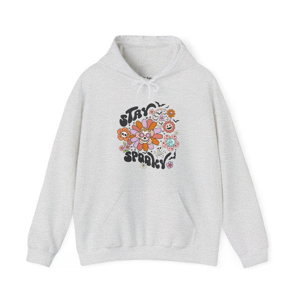 Stay Spooky Floral Halloween Unisex Heavy Blend Hooded Sweatshirt