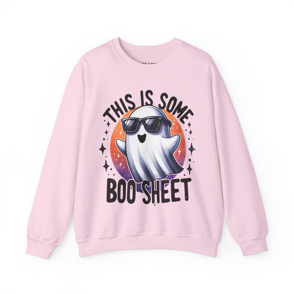 This is Some Boo Sheet Ghost Halloween Unisex Heavy Blend Crewneck Sweatshirt