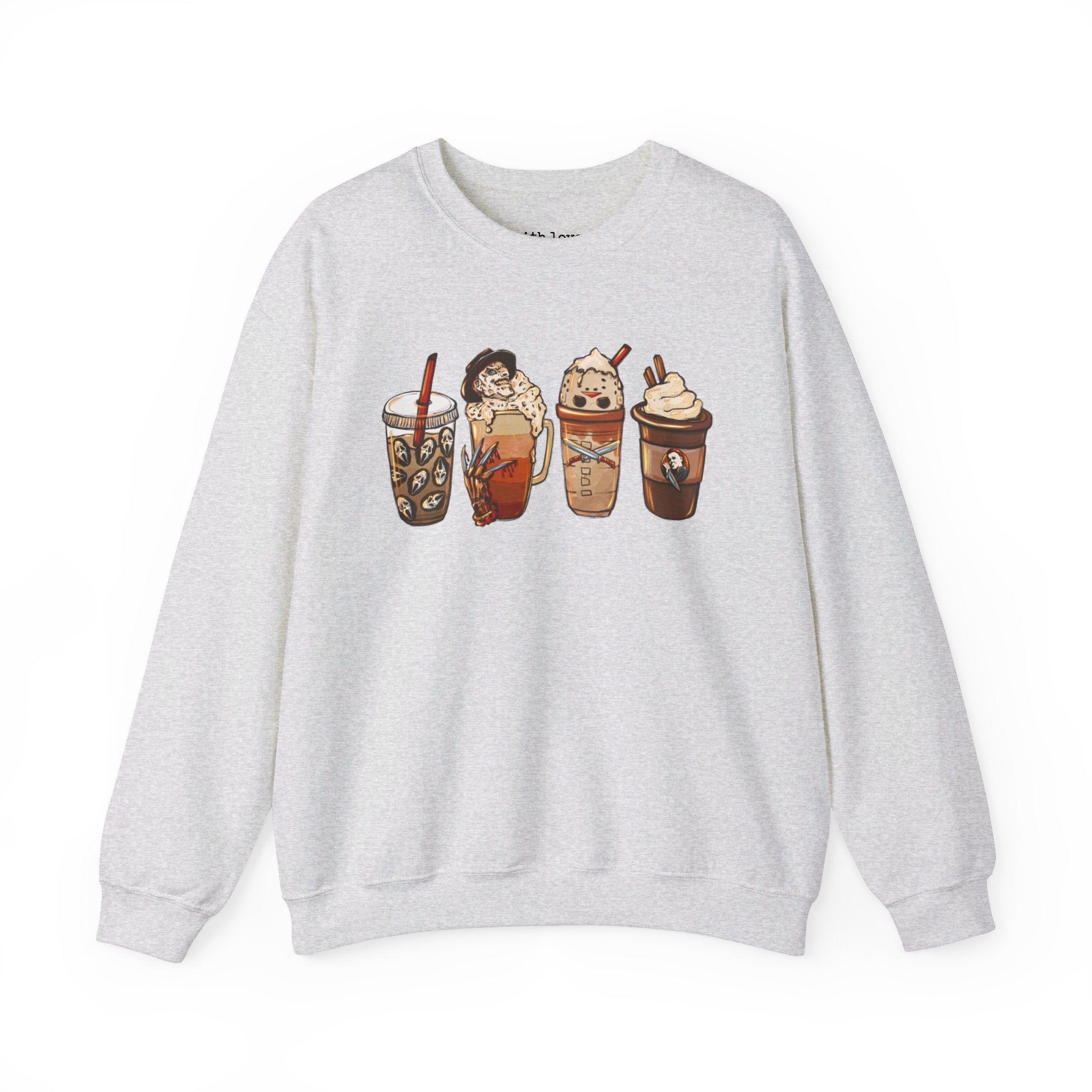 Halloween Movie Coffee Unisex Heavy Blend Crewneck Sweatshirt