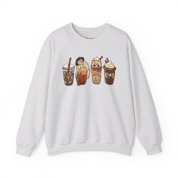 Halloween Movie Coffee Unisex Heavy Blend Crewneck Sweatshirt