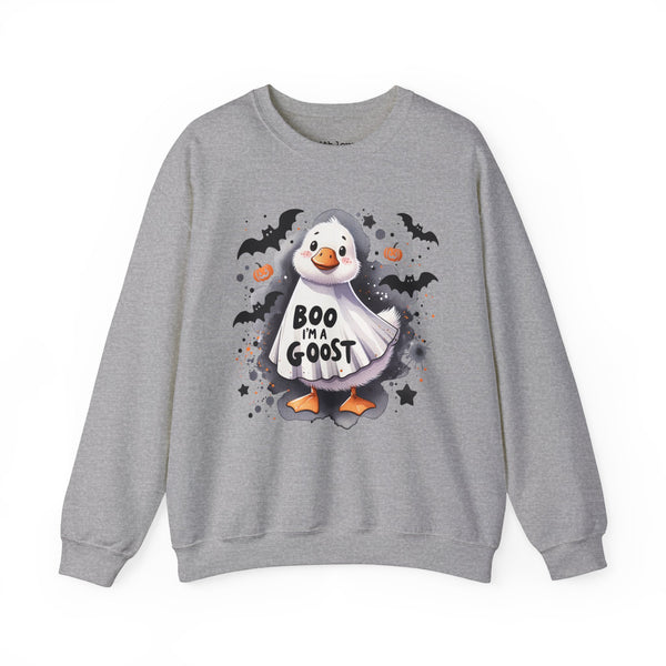 Boo I’m a Goost Halloween Unisex Heavy Blend Crewneck Sweatshirt