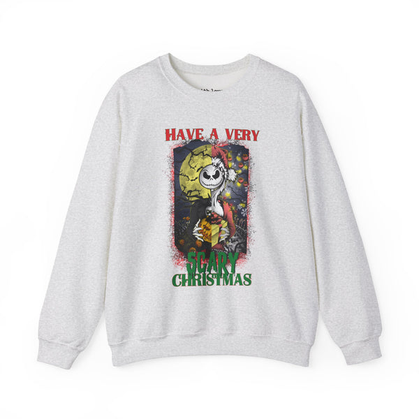 Have a Very Scary Christmas Skeleton Unisex Heavy Blend Crewneck Sweatshirt