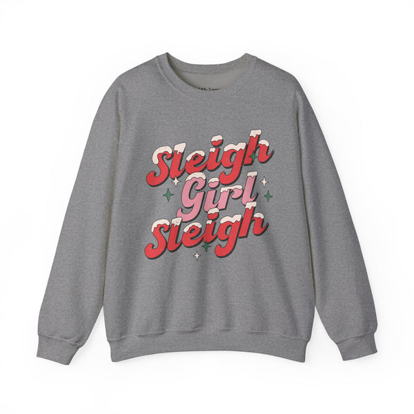 Sleigh Girl Sleigh Christmas Unisex Heavy Blend Crewneck Sweatshirt