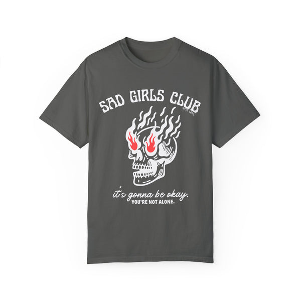 Sad Girls Club Mental Health Comfort Colors Unisex Garment-Dyed T-shirt