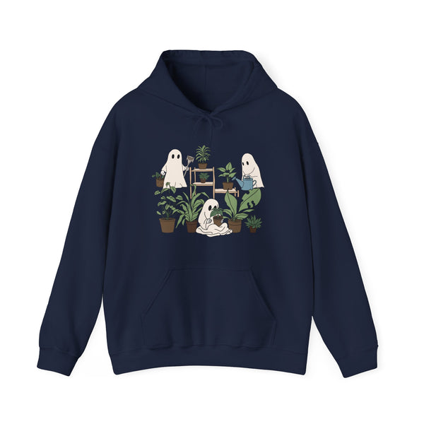 Ghosty Gardeners Halloween Plants Unisex Heavy Blend Hooded Sweatshirt