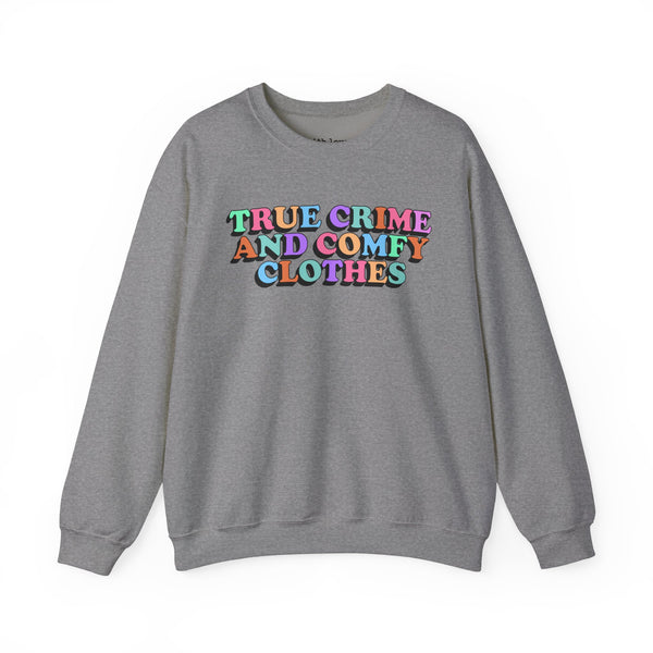 True Crime and Comfy Clothes Unisex Heavy Blend Crewneck Sweatshirt