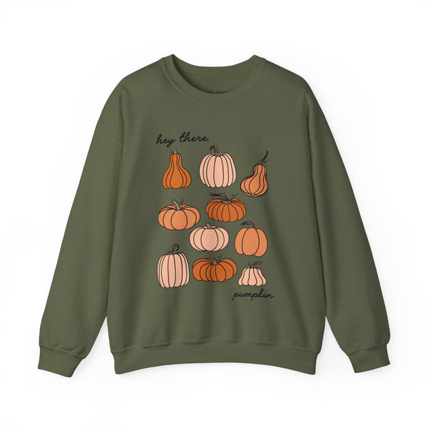 Hey There, Pumpkin Fall Crewneck Sweatshirt