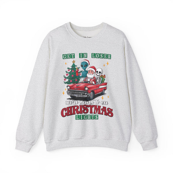 Get In, We’re Going to See Christmas Lights Unisex Heavy Blend Crewneck Sweatshirt