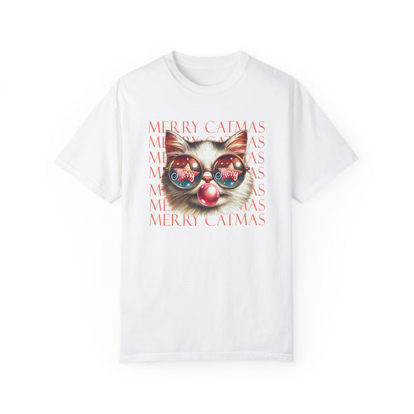 Merry Catmas Comfort Colors Unisex Garment-Dyed T-shirt