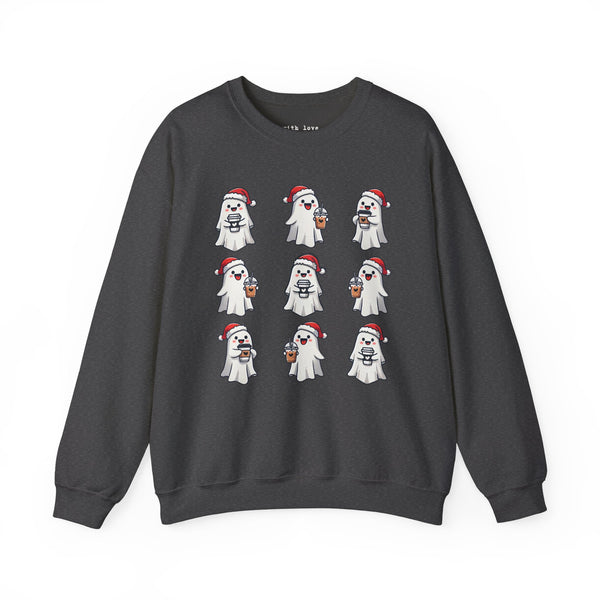 Christmas Ghosties Unisex Heavy Blend Crewneck Sweatshirt