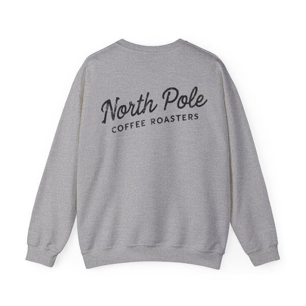 North Pole Coffee Roasters Christmas Skeleton Unisex Heavy Blend Crewneck Sweatshirt