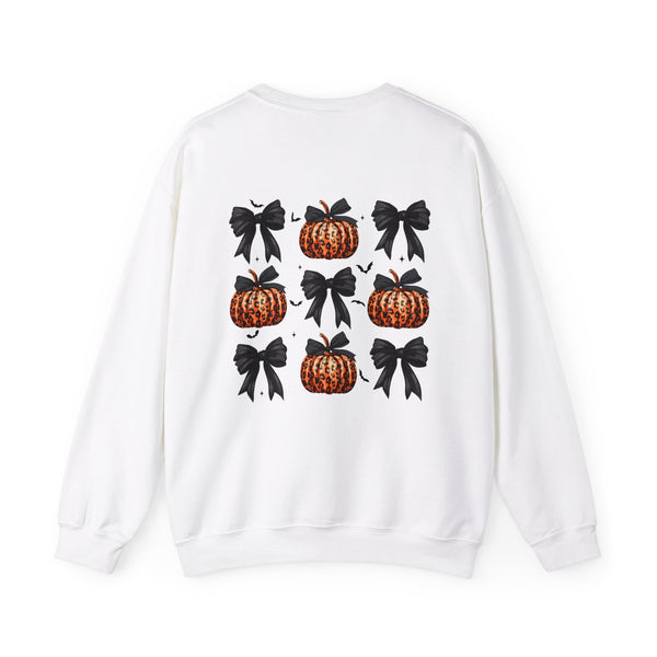 Pumpkin Halloween Bows Unisex Heavy Blend Crewneck Sweatshirt