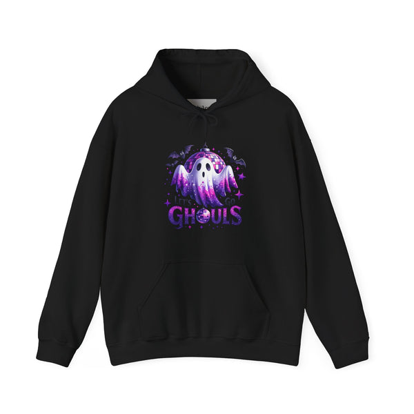 Let’s Go Ghouls Disco Ghost Halloween Unisex Heavy Blend Hooded Sweatshirt