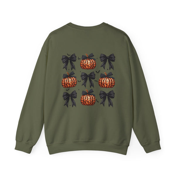 Pumpkin Halloween Bows Unisex Heavy Blend Crewneck Sweatshirt