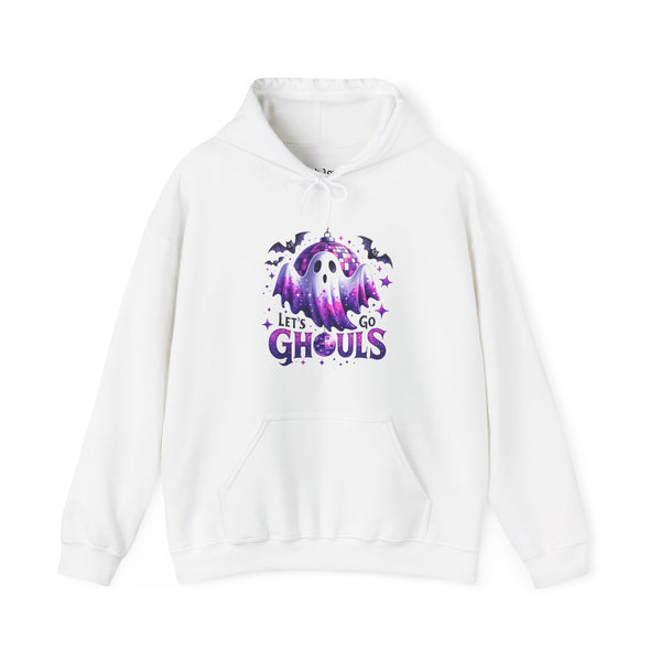 Let’s Go Ghouls Disco Ghost Halloween Unisex Heavy Blend Hooded Sweatshirt