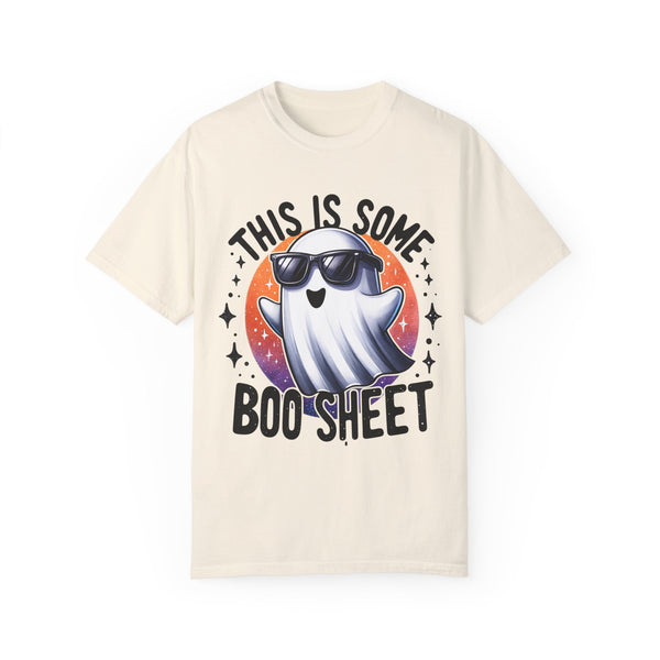 This is Some Boo Sheet Ghost Halloween Comfort Colors Unisex Garment-Dyed T-shirt