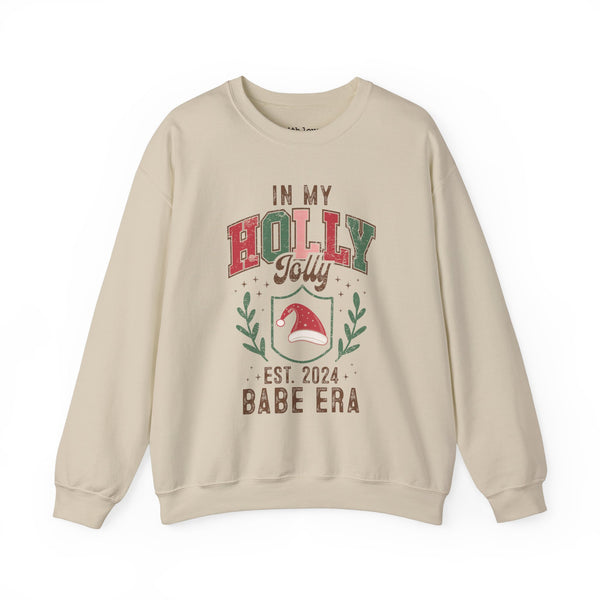 In My Holly Jolly Babe Christmas Unisex Heavy Blend Crewneck Sweatshirt