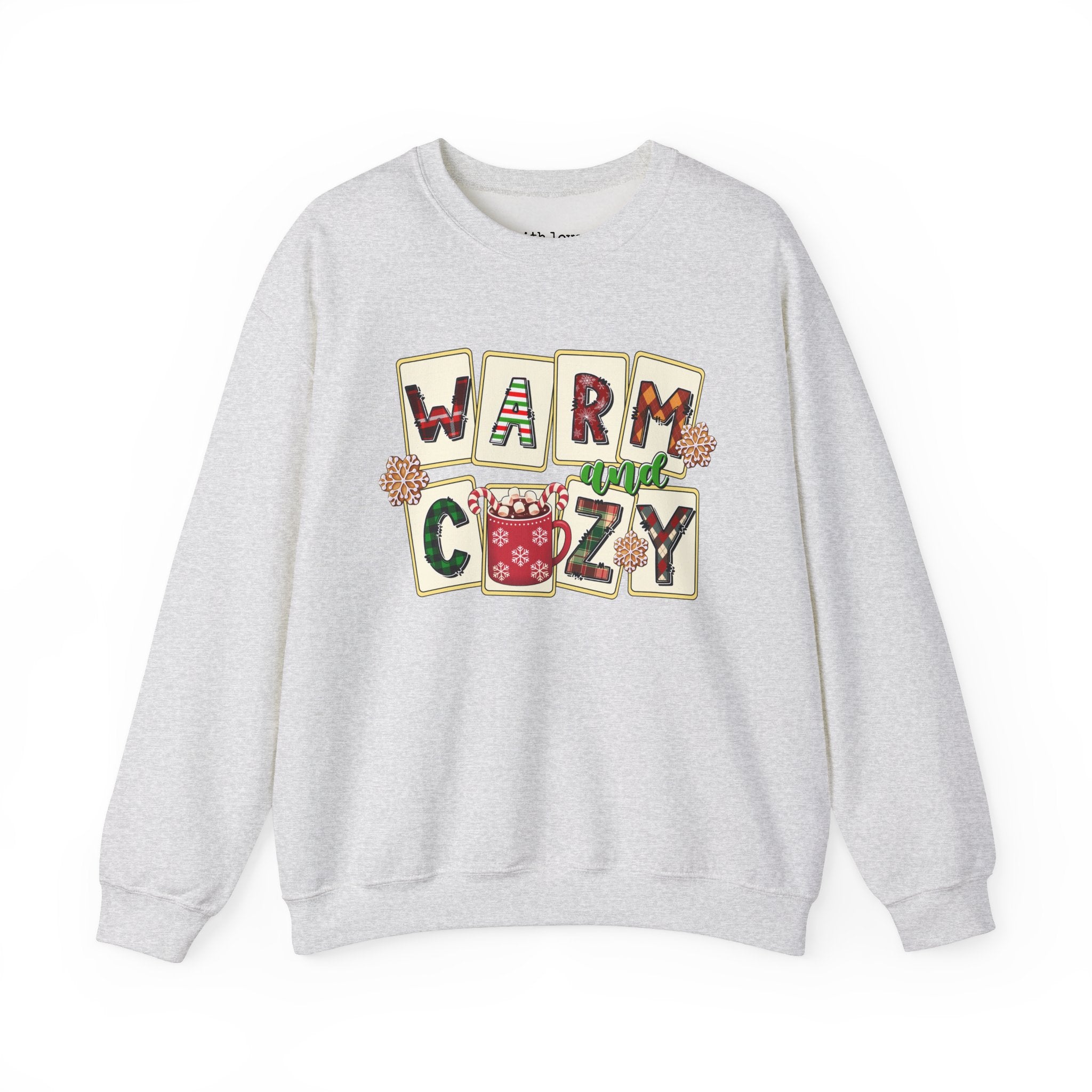 Warm and Cozy Holiday Christmas Unisex Heavy Blend Crewneck Sweatshirt