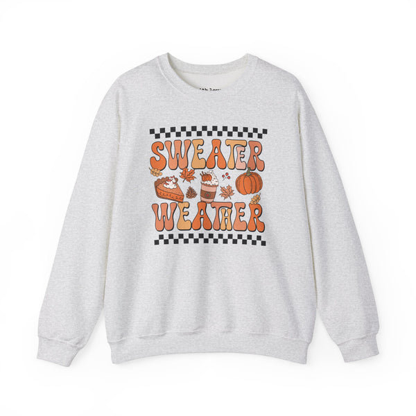 Sweater Weather Fall Unisex Heavy Blend Crewneck Sweatshirt