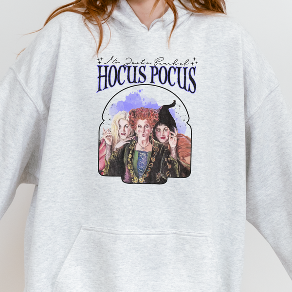 It’s Just a Bunch of Hocus Pocus Halloween Unisex Heavy Blend Hooded Sweatshirt