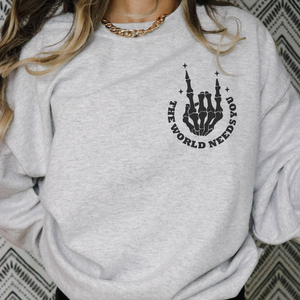 Stay; Tomorrow Needs You Crisis Hotline Crewneck Sweatshirt