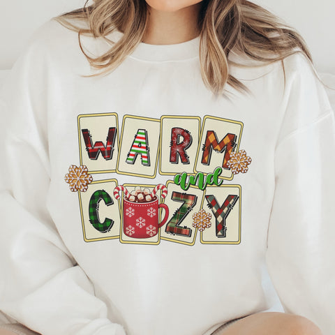 Warm and Cozy Holiday Christmas Unisex Heavy Blend Crewneck Sweatshirt