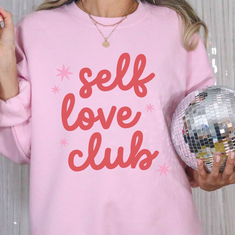 Self Love Club Unisex Heavy Blend Crewneck Sweatshirt