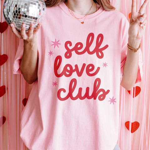 Self Love Club Comfort Colors Unisex Garment-Dyed T-shirt