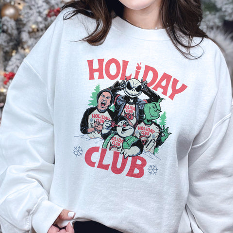 Holiday Club Christmas Unisex Heavy Blend Crewneck Sweatshirt