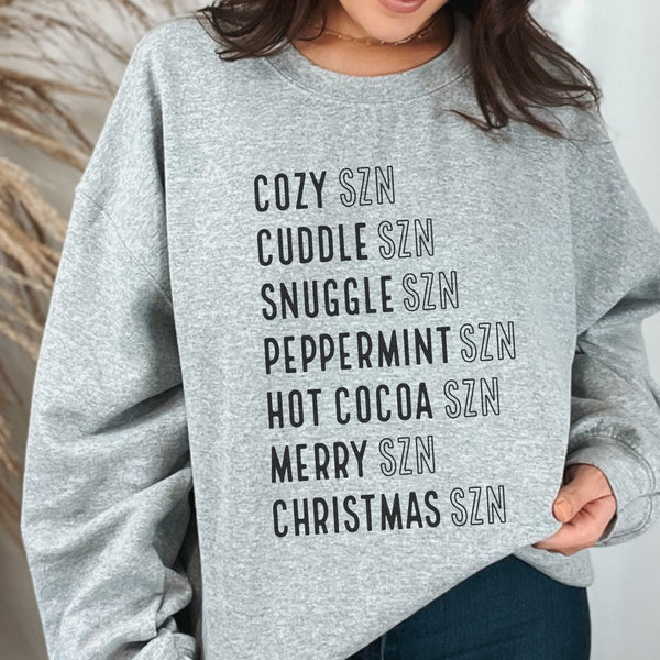 Cozy Christmas San Unisex Heavy Blend Crewneck Sweatshirt