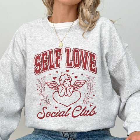 Self Love Social Club Unisex Heavy Blend Crewneck Sweatshirt