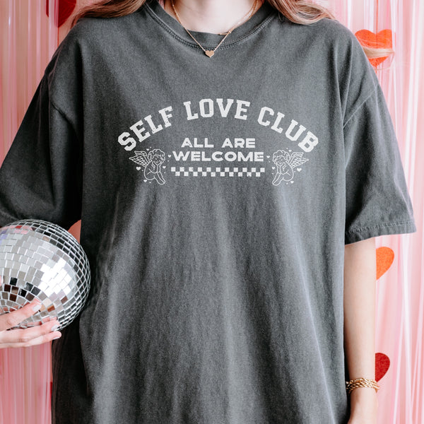 Self Love Club Comfort Colors Unisex Garment-Dyed T-shirt