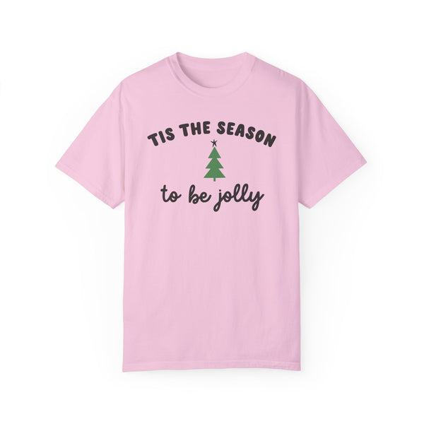 Tis the Season to Be Jolly Christmas Comfort Colors Unisex Garment-Dyed T-shirt