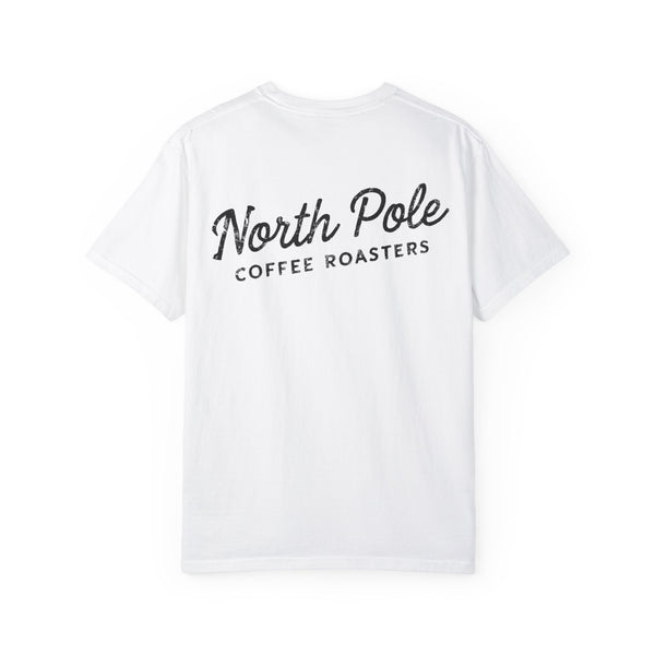 North Pole Coffee Roasters Skeleton Christmas Comfort Colors Unisex Garment-Dyed T-shirt